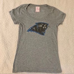 VS Pink Sequined Panthers T-Shirt-Size M